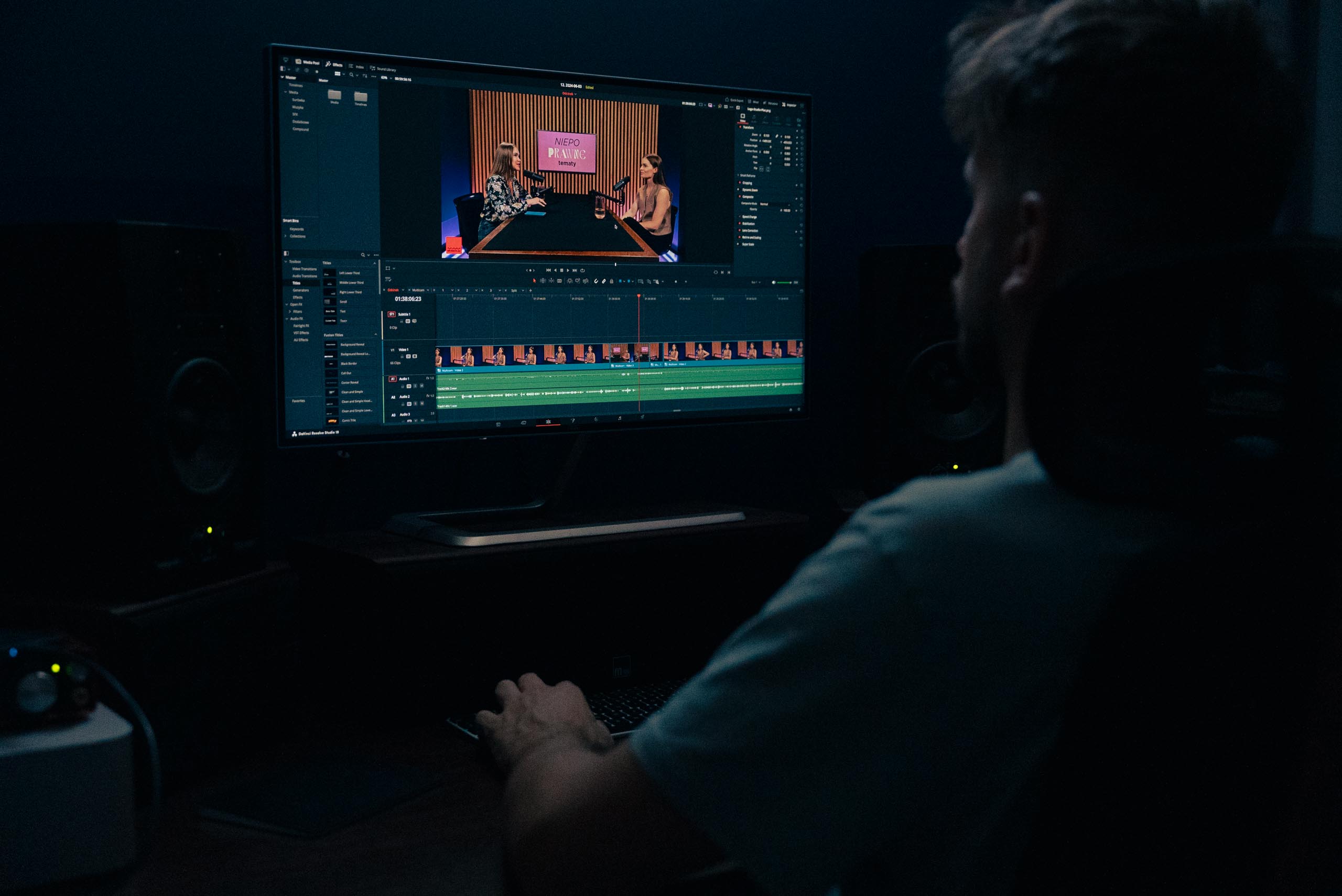 Montaż podcastów i videocasatów filmbeat productions